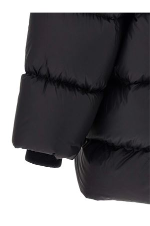 Cappotto Turtle trapuntato nero RICK OWENS | RU02E1791NPD309